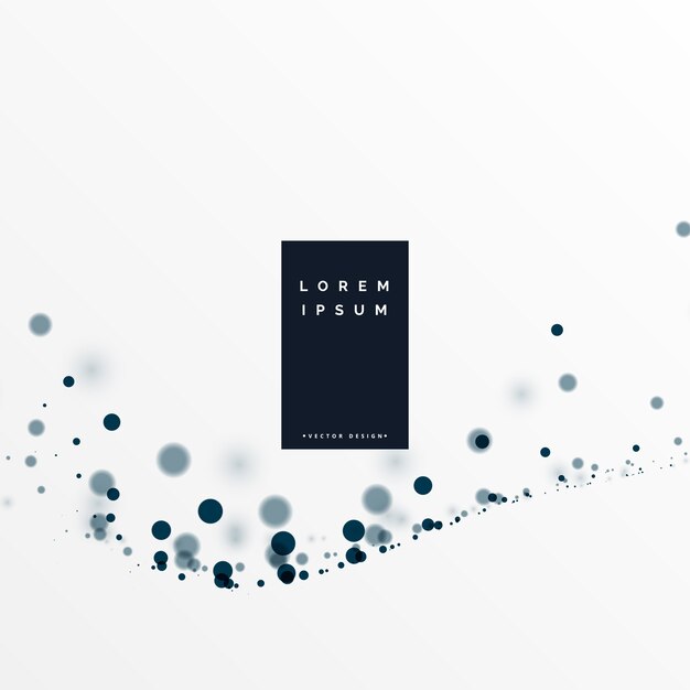 white background with black flowing particles