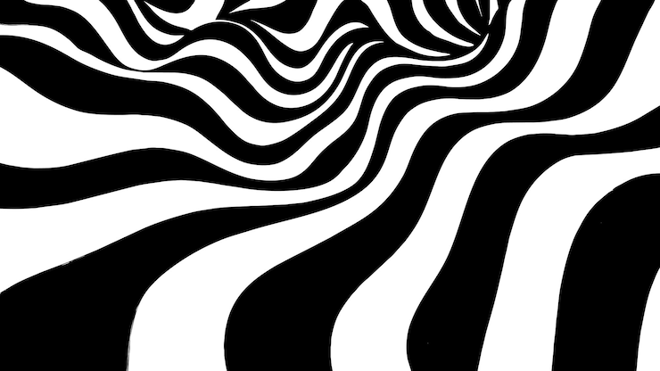 Gratis Vektor zebra lines abstract stripe pattern