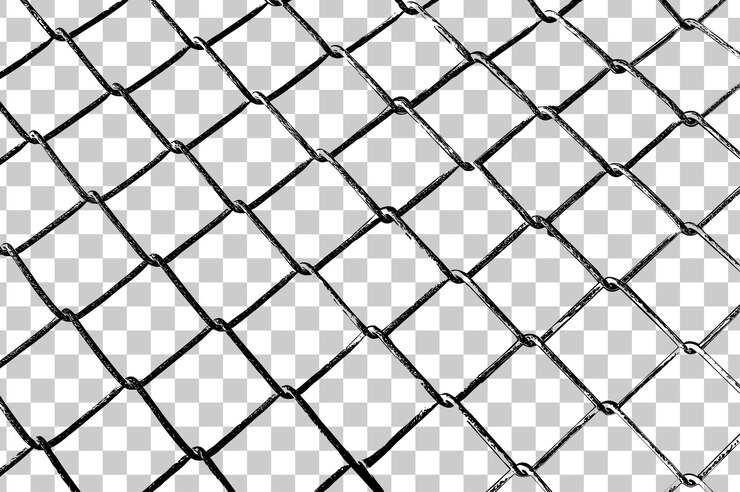 Gratis Vektor a black and white pattern of a mesh with a metal mesh.