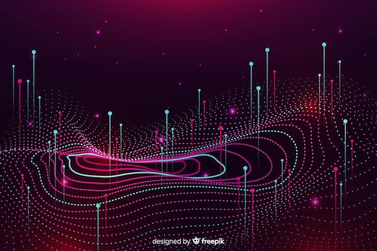 Gratis Vektor abstract big data concept background