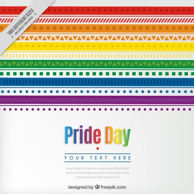 Gratis Vektor abstract colorful borders background