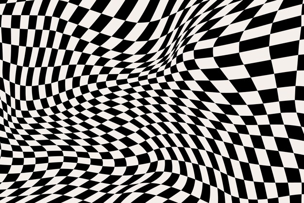 abstract distorted checkered background