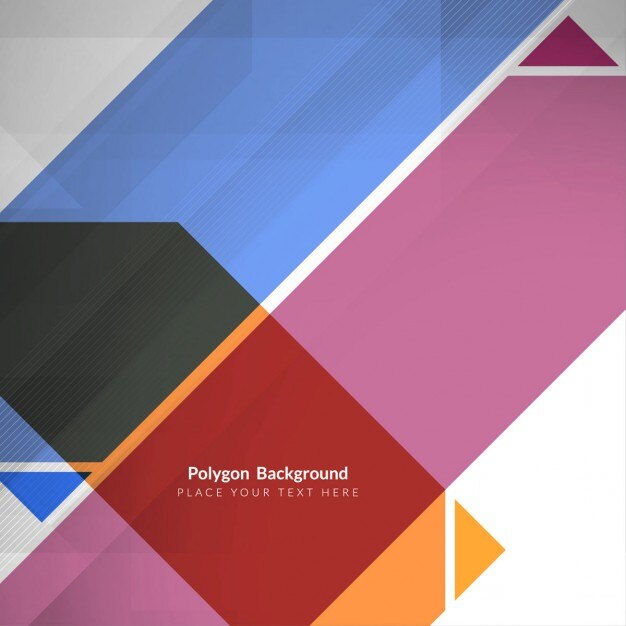Amazing background with polygonal shapes