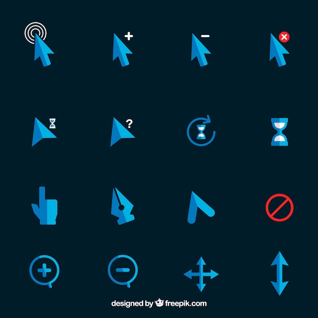big blue cursor collection