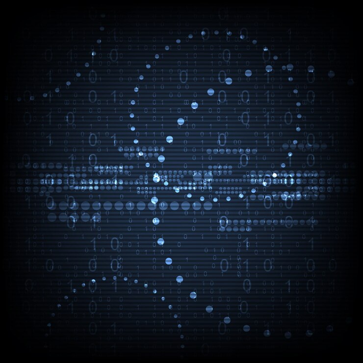 Gratis Vektor black technological background