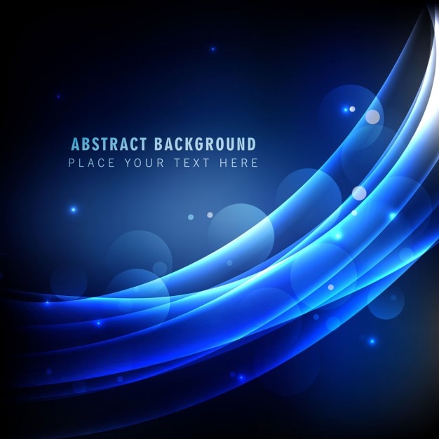 Bokeh background with waves
