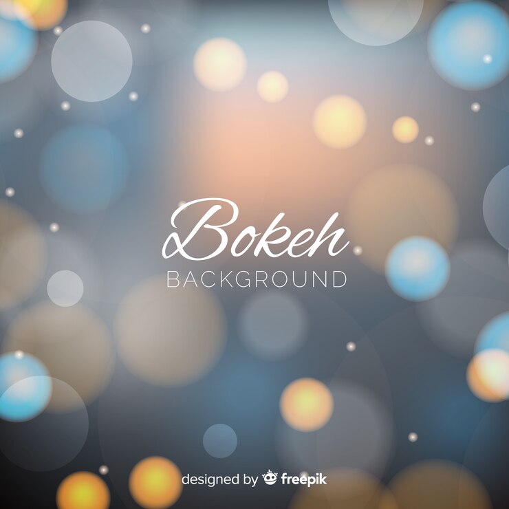 Gratis Vektor bokeh-bakgrunn