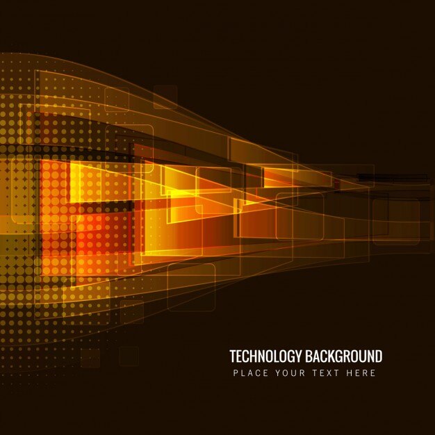 Brown technology background