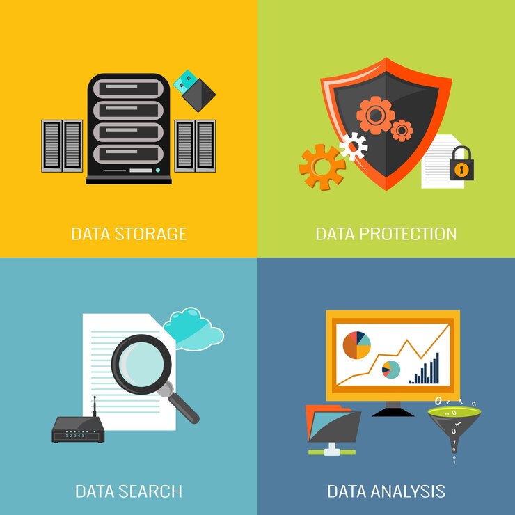 Gratis Vektor collection of business process