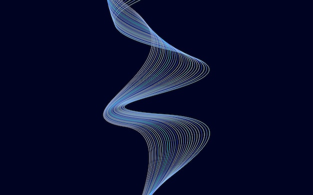creative line art vector illustration eps 10 design elements created using the blend tool