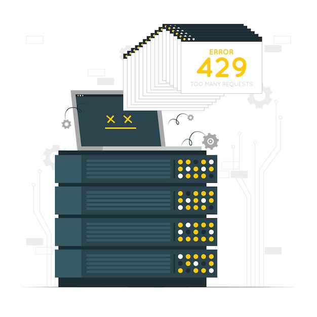 error 429 concept illustration