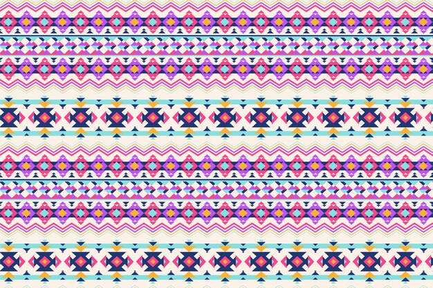 flat design native american pattern