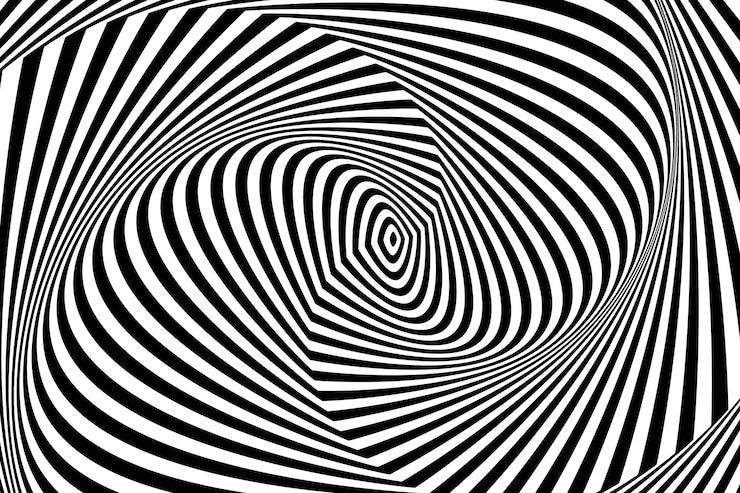 Gratis Vektor flat design spiralsirkel bakgrunn