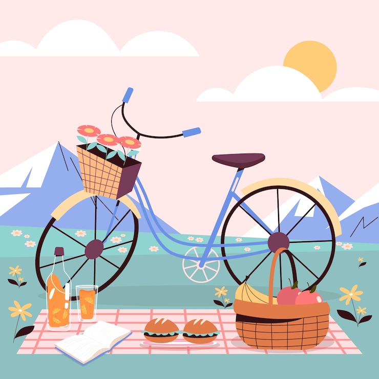 Gratis Vektor flat illustration for international picnic day celebration