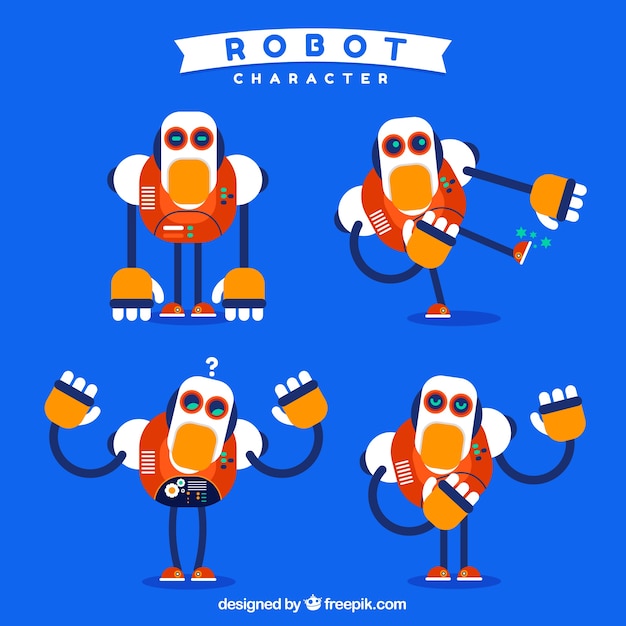 flat robots collection