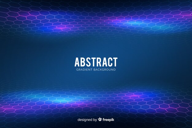 futuristic hexagonal net background