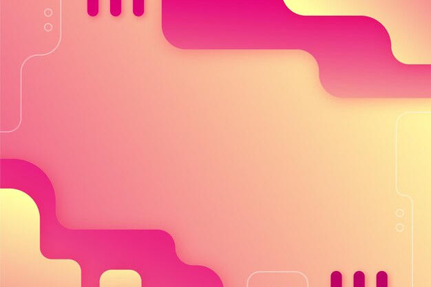 gradient abstract background with different shapes