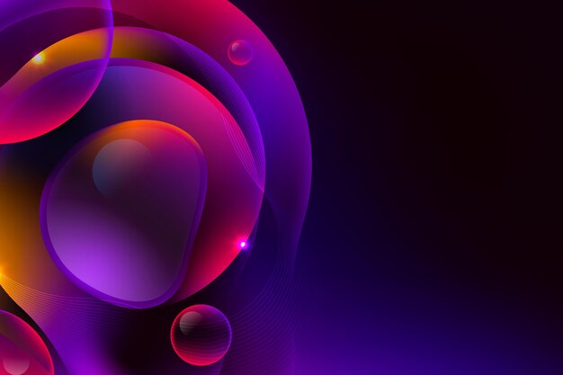 gradient background in futuristic style