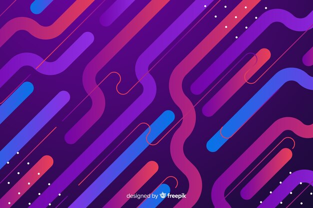 gradient dynamic flat style background