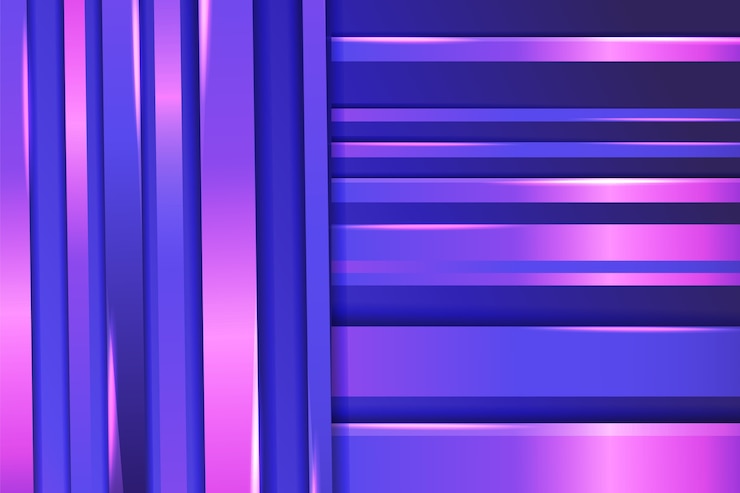 Gratis Vektor gradient lilla stripete bakgrunn