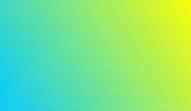 Gradient wave colorful design minimalist style