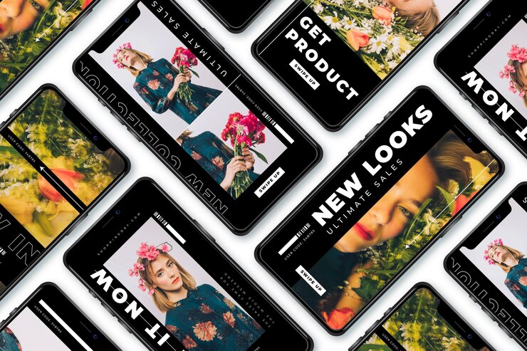 Gratis Vektor graphic black and white instagram stories