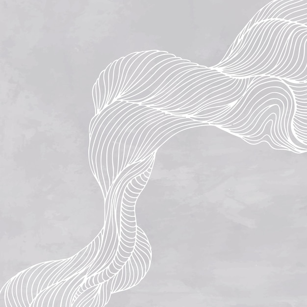 Gray abstract line frame social ads
