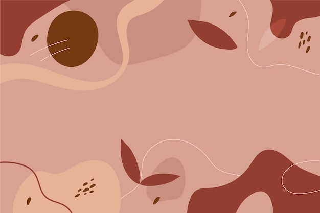 Hand drawn terracotta background