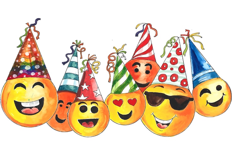 Gratis Vektor happy birthday celebration card background