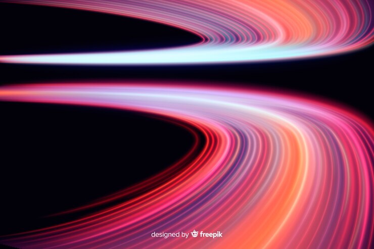 Gratis Vektor high speed lights trail background