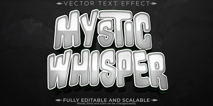 Gratis Vektor horror movie text effect editable vintage and scary text style