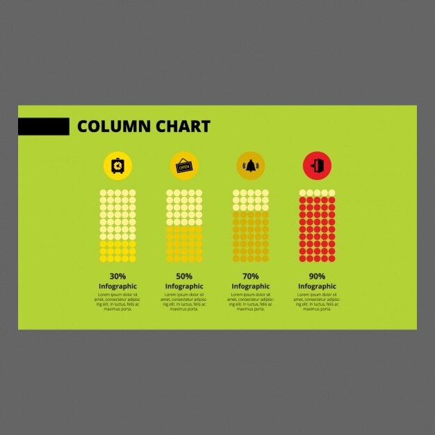 Gratis Vektor infografikk mal design