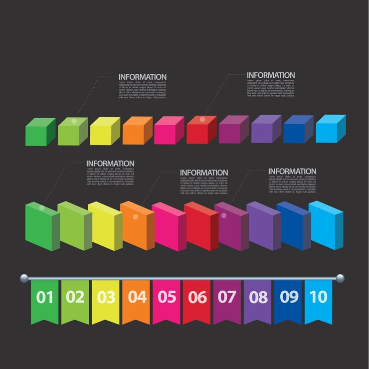 Gratis Vektor infographic elements collection
