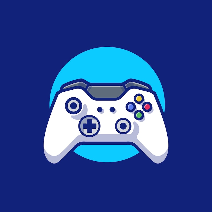 Gratis Vektor joystickspill. sportsteknologi