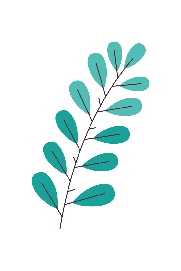 Gratis Vektor leaves nature icon white background
