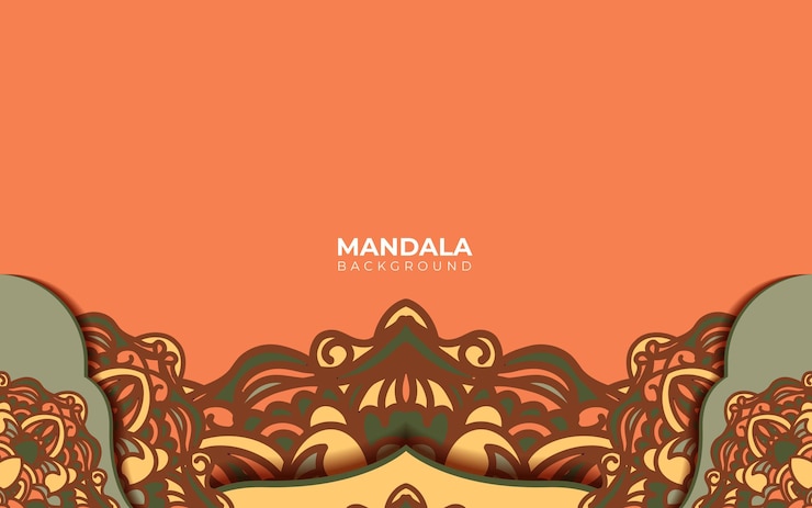 Luxury ornamental mandala design background