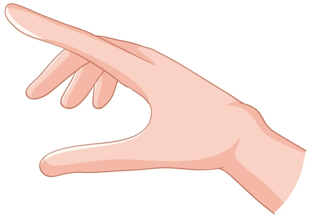 Medical Hand Gesture Illustration