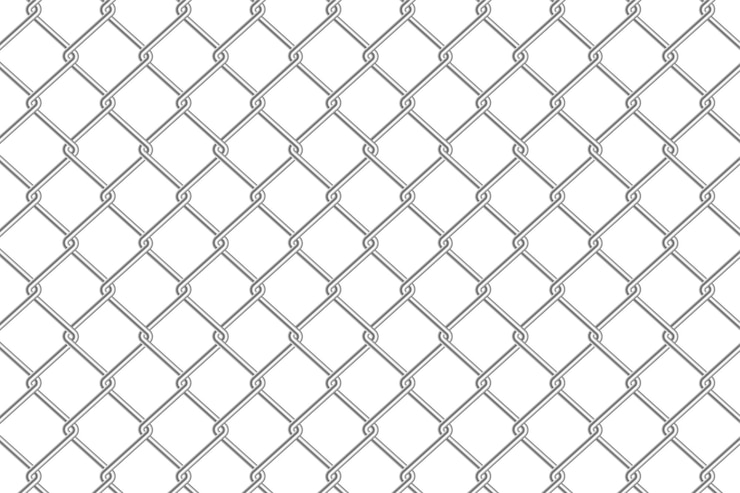 Gratis Vektor modern prisoner jail fence pattern background design