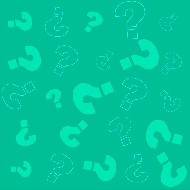modern question mark pattern background for help and support