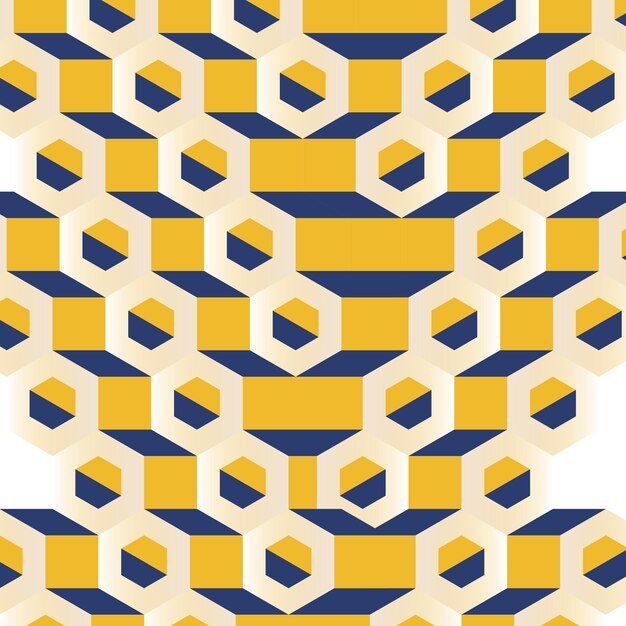 multicolored 3d hexagonal pattern background