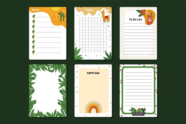 scrapbook notes & cards