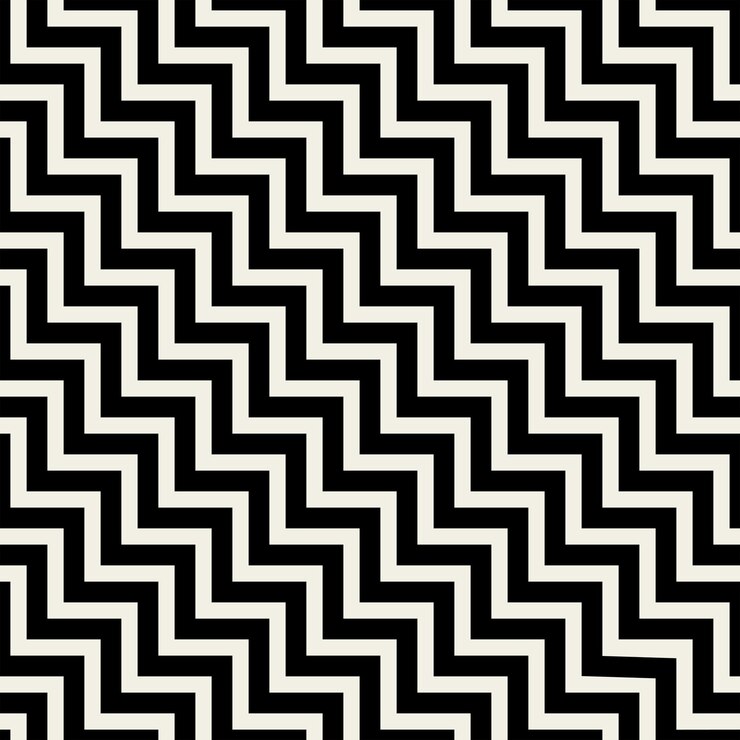 Gratis Vektor seamless pattern black zigzag lines texture