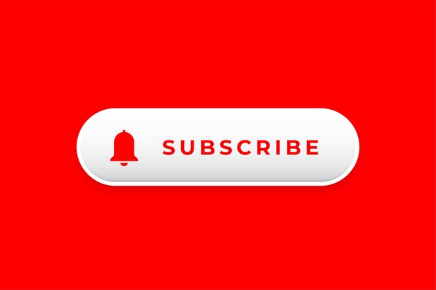 subscribe and follow button icon for web app
