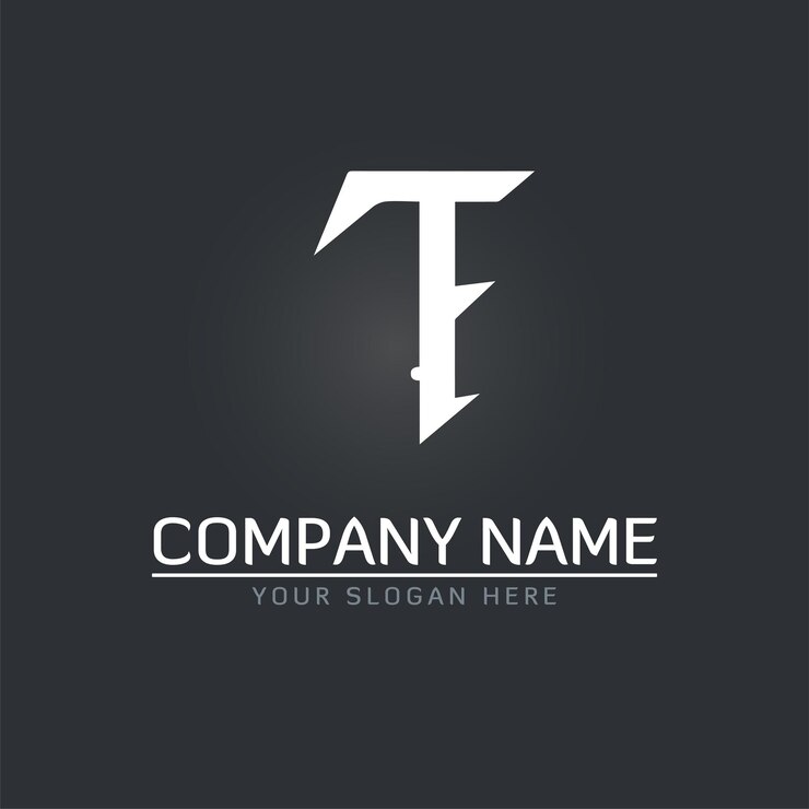 Gratis Vektor t e logo branding identitet corporate vector logo design