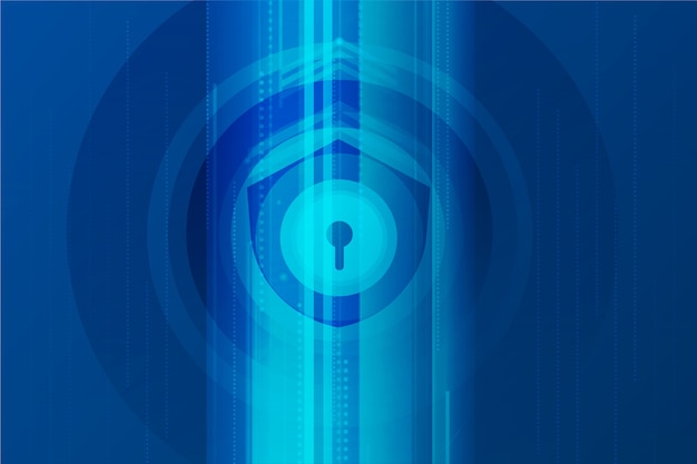 technology secure abstract background