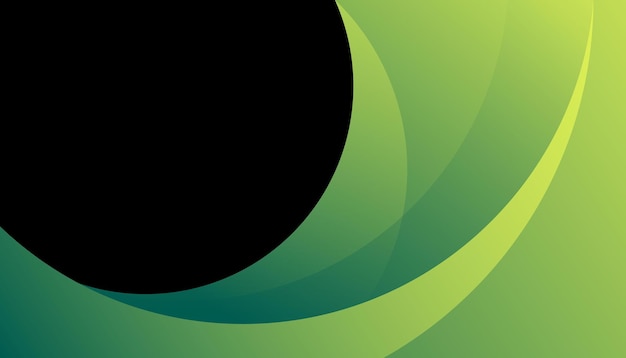 Vector background gradient green and yellow abstract design