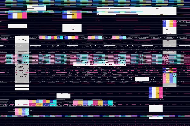 Vhs effect background