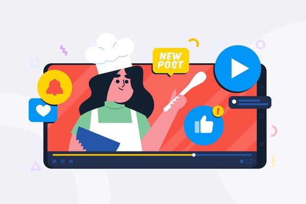 video blogging concept