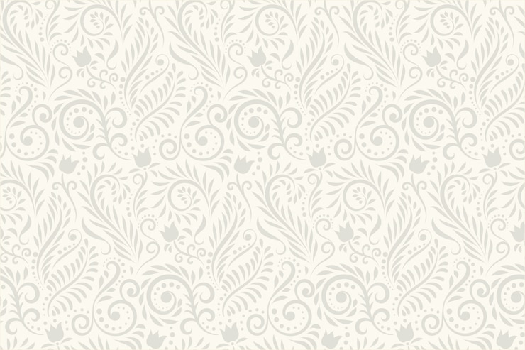 Gratis Vektor vintage ornamental flowers background