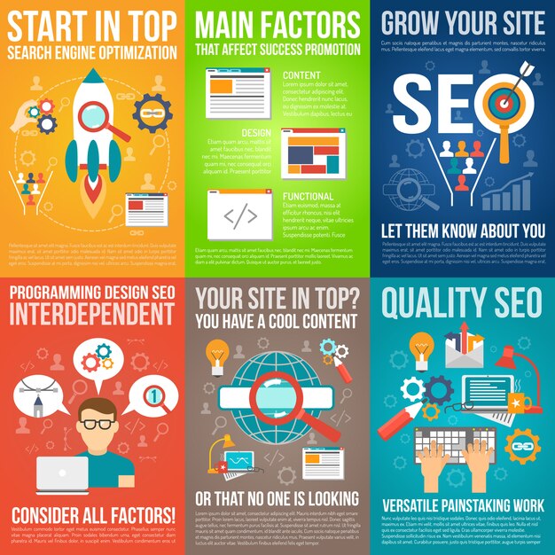 web poster set